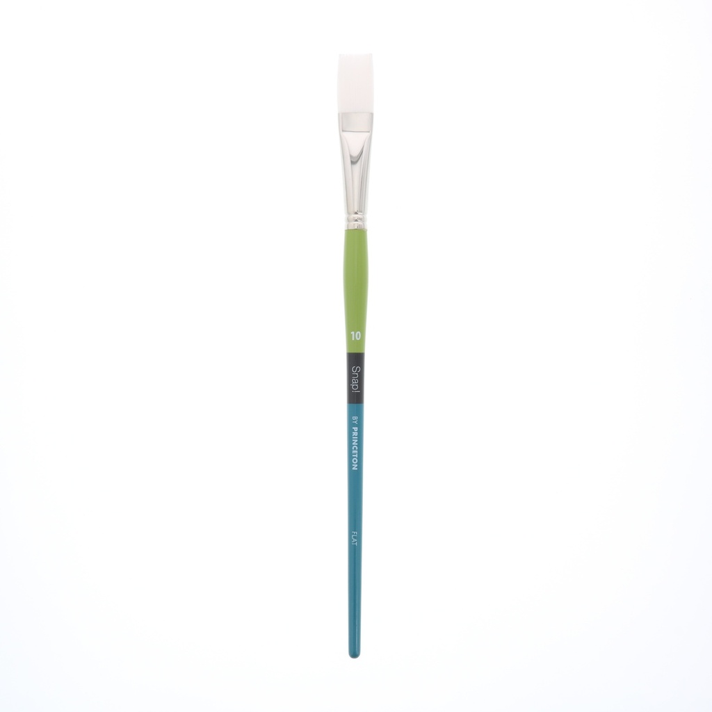 Princeton Brush SNAP White Taklon LH Flat 10 (9800F10)