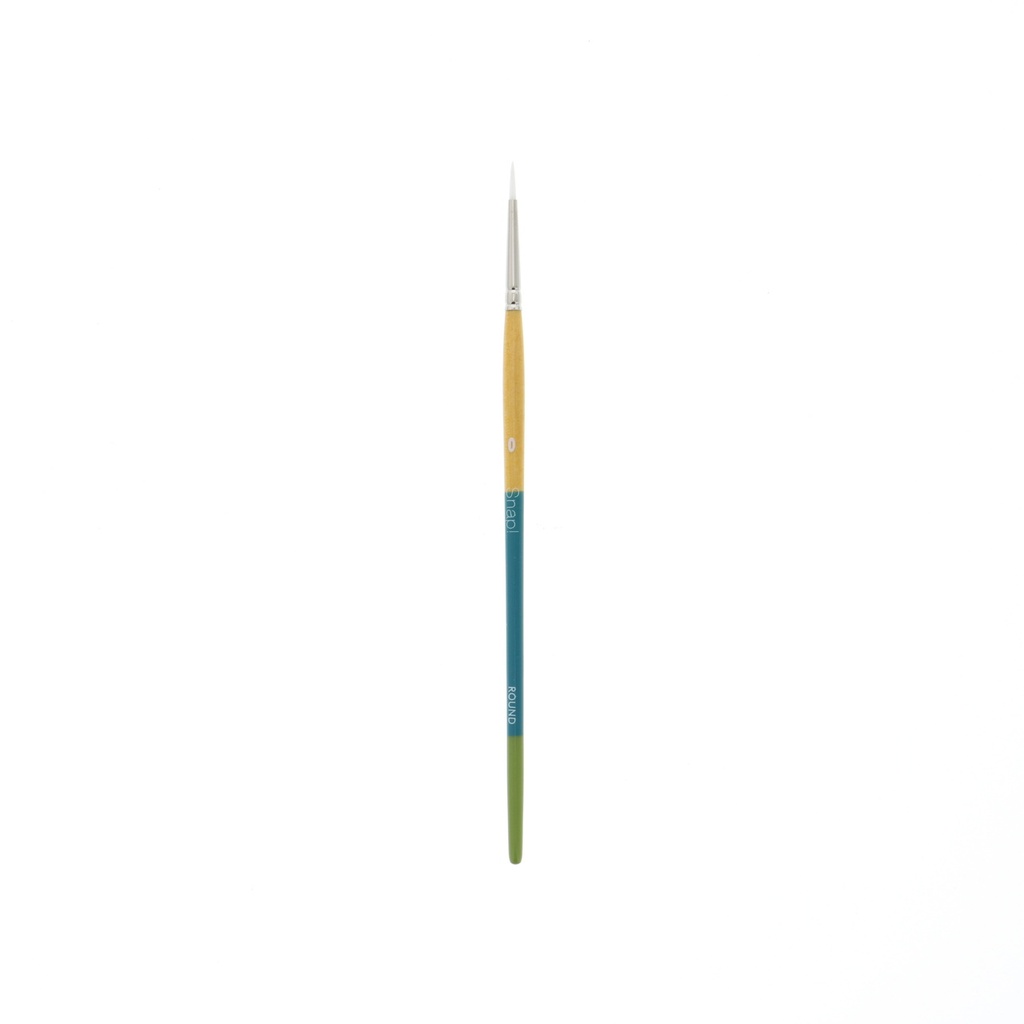 Princeton Brush SNAP White Taklon Round 0 (9850R0)