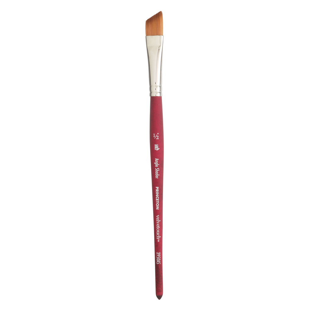 Princeton Brush Velvetouch Angle Shader 1/2"