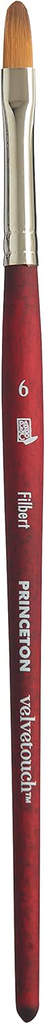 Princeton Brush Velvetouch Filbert 6