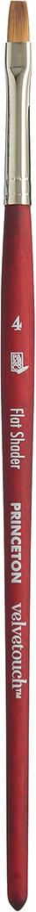 Princeton Brush Velvetouch Flat Shader 4
