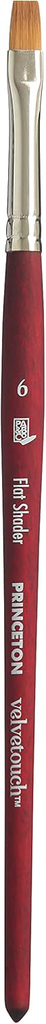Princeton Brush Velvetouch Flat Shader 6