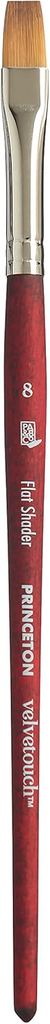 Princeton Brush Velvetouch Flat Shader 8