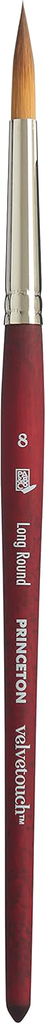 Princeton Brush Velvetouch Long Round 8