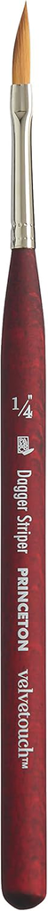 Princeton Brush Velvetouch Mini- Dagger Striper 1/4"