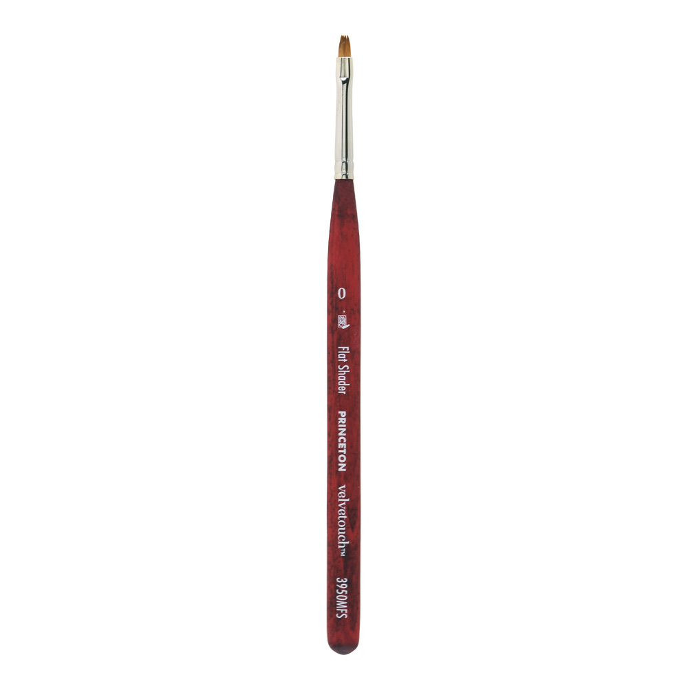 Princeton Brush Velvetouch Mini- Flat Shader 0