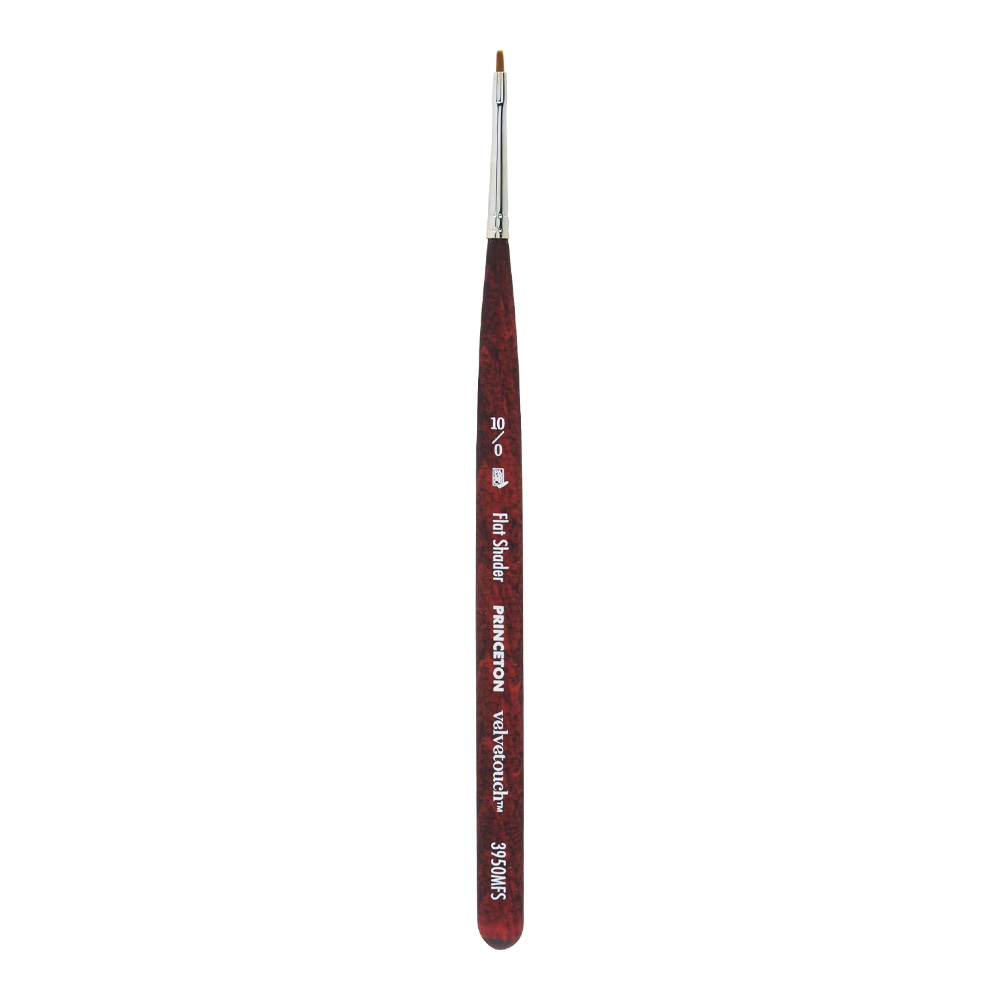 Princeton Brush Velvetouch Mini- Flat Shader 10/0