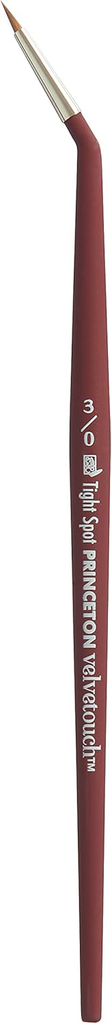 Princeton Brush Velvetouch Mini- Angle Spot Detailer 3/0