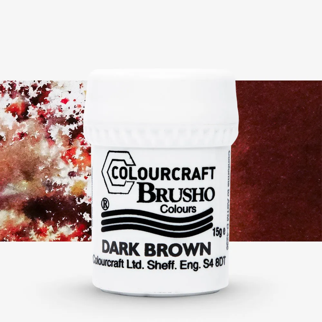 Brusho Colours 15g Dark Brown **ND**