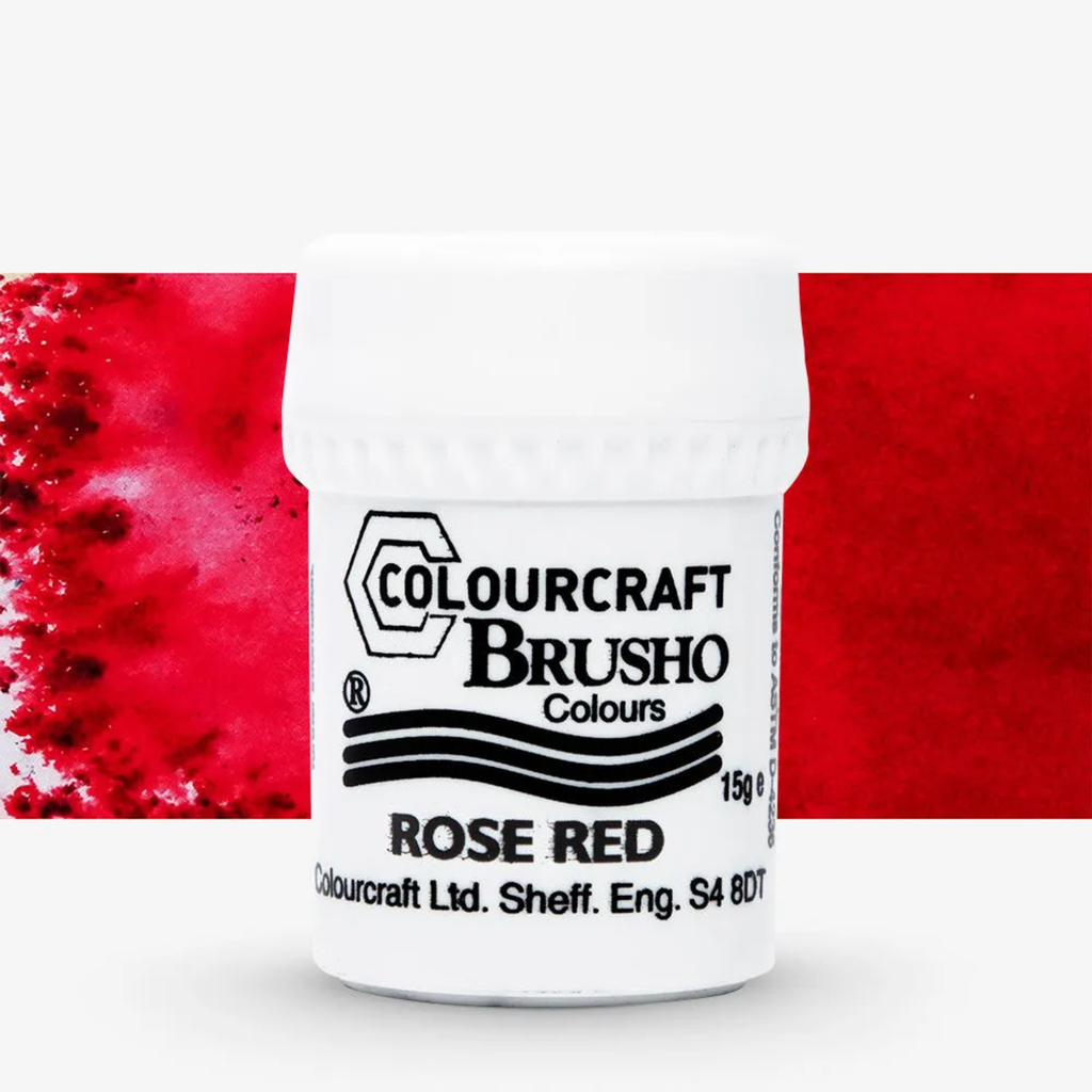 Brusho Colours 15g Rose Red **ND**
