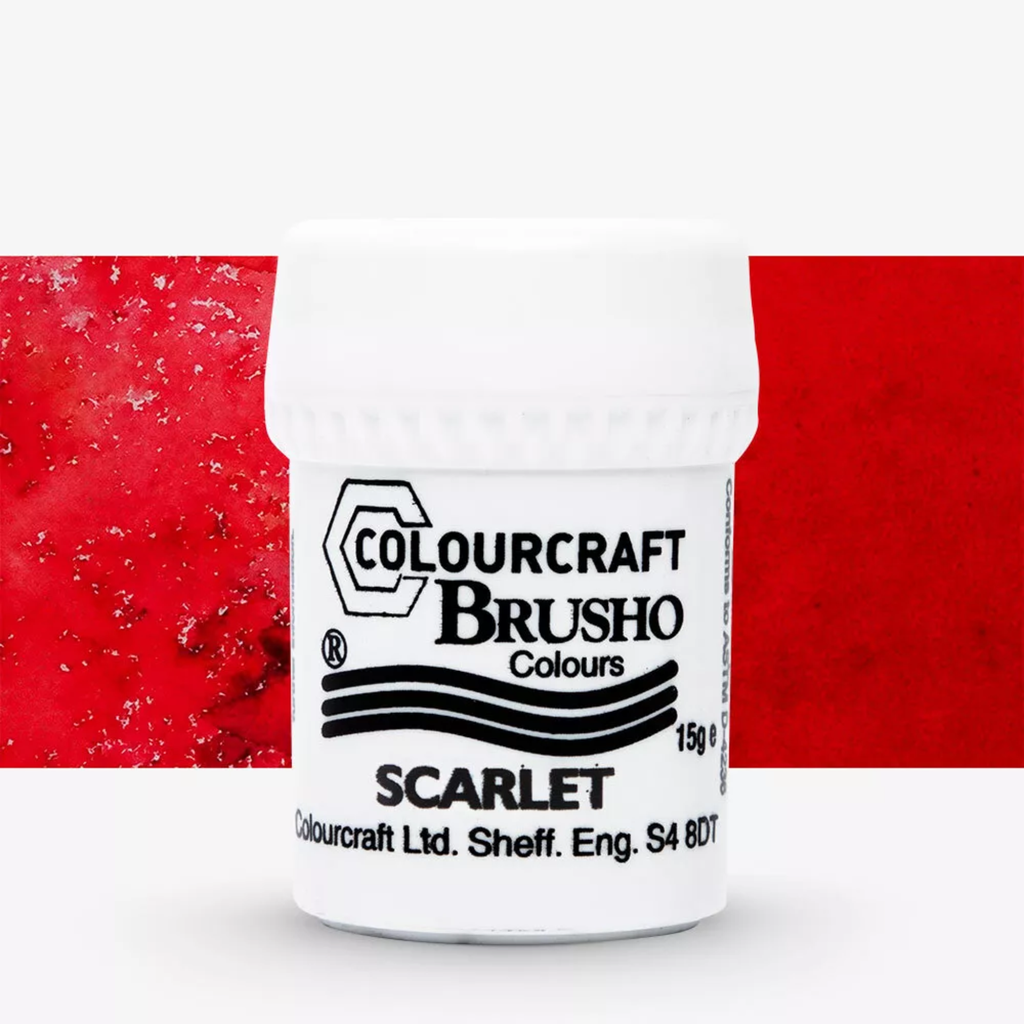 Brusho Colours 15g Scarlet **ND**