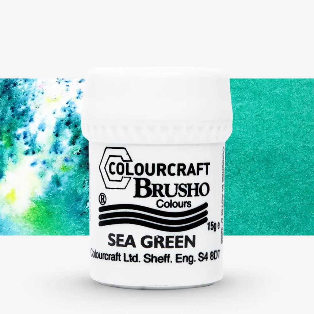 Brusho Colours 15g Sea Green **ND**