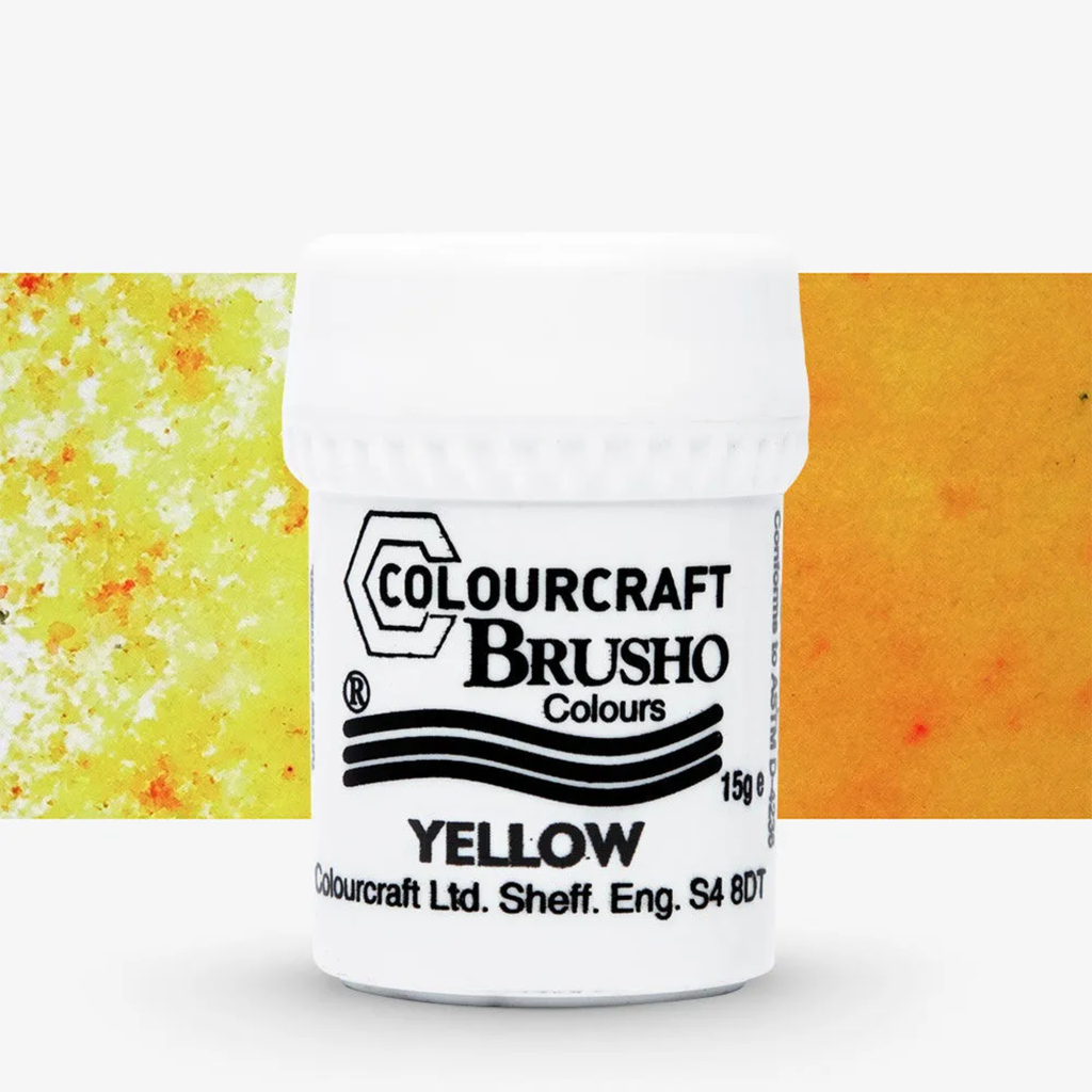 Brusho Colours 15g Yellow **ND**