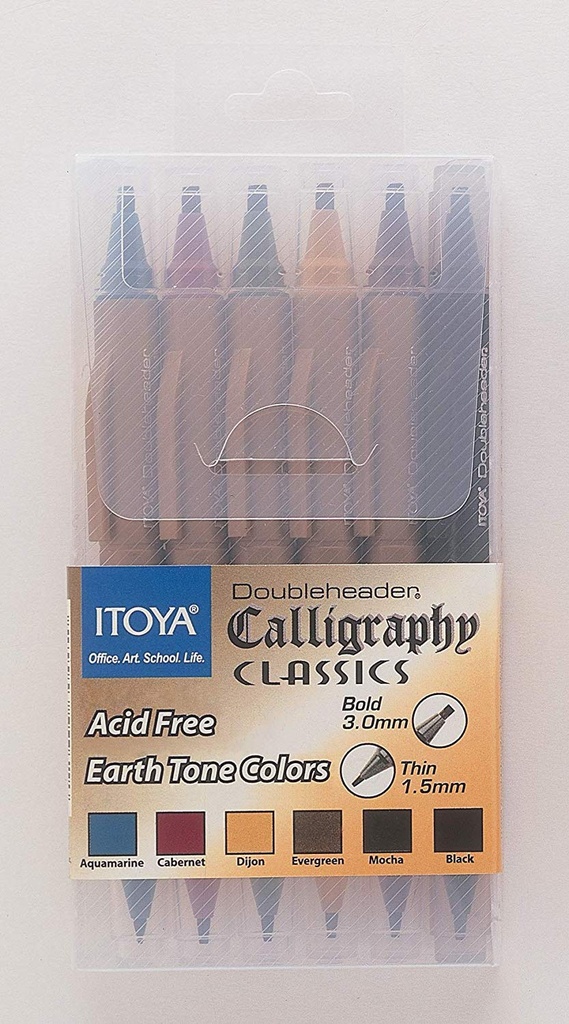 Calligraphy Classics Double Header Marker 6 pc Set