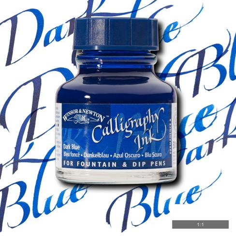 Calligraphy Ink Dark Blue 30ml