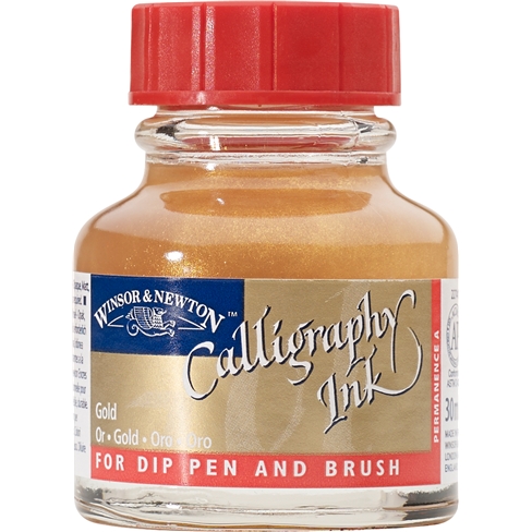 Calligraphy Ink Gold 30ml