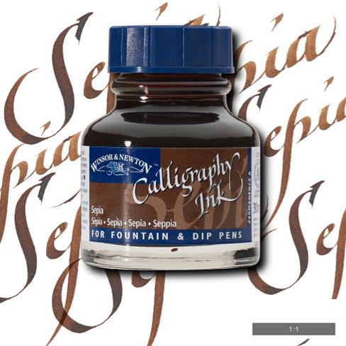 Calligraphy Ink Sepia 30ml