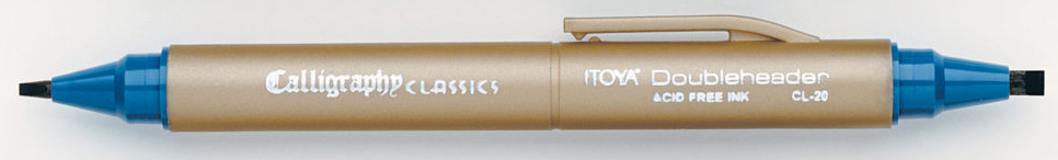 Calligraphy Marker Aquamarine Double Ended (CL-20-TL)
