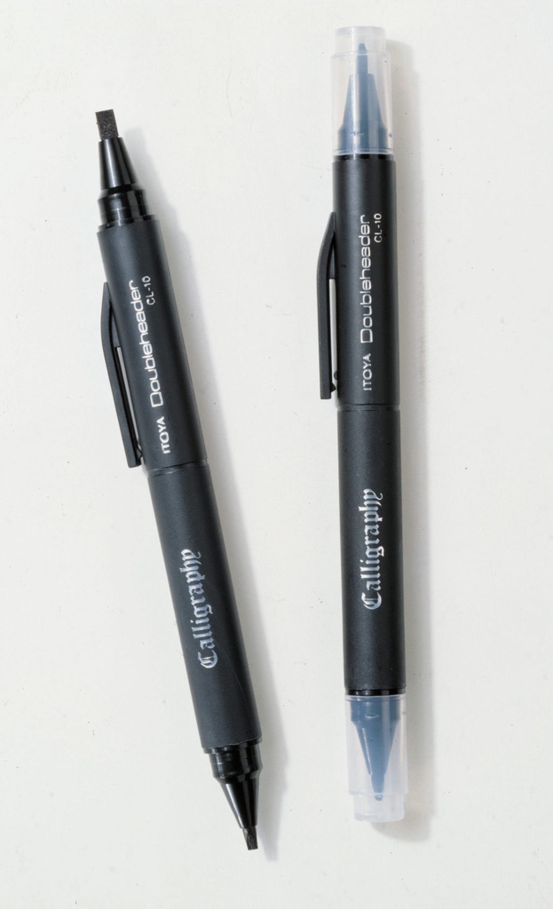 Calligraphy Marker Black Double Ended (CL-10-BK)