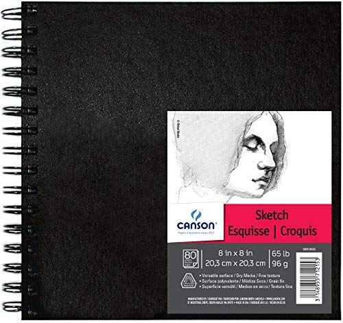 Canson Art Book Sketch coil 8x8 65lb