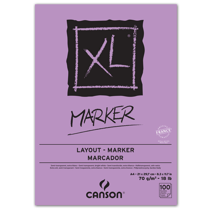 Canson XL Marker Pad 9x12 18lb