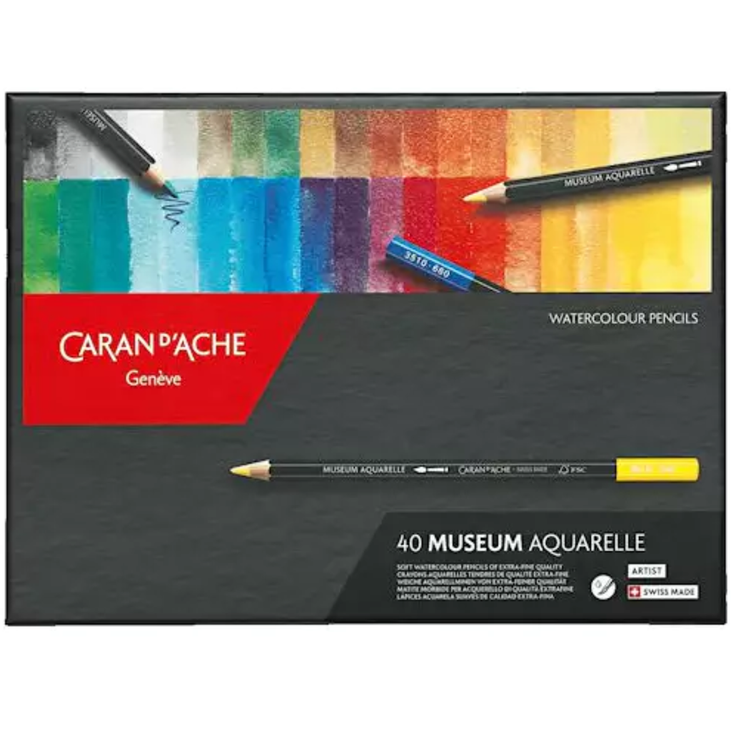 Caran D'Ache Artist Museum Aquarelle Water-Soluble Set of 40 **ND**