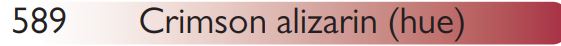 Caran D'Ache Artists Luminance Crimson Alizarin (hue) 589