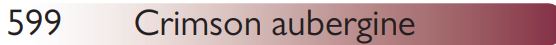 Caran D'Ache Artists Luminance Crimson Aubergine 599