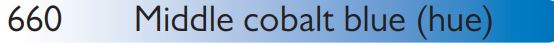 Caran D'Ache Artists Luminance Middle Cobalt Blue (hue) 660