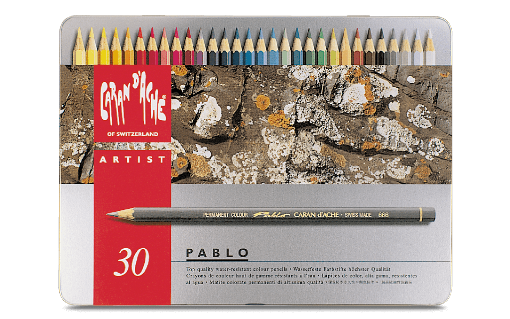 Caran D'Ache Pablo Coloured Pencil Set of 30 Colours **ND**