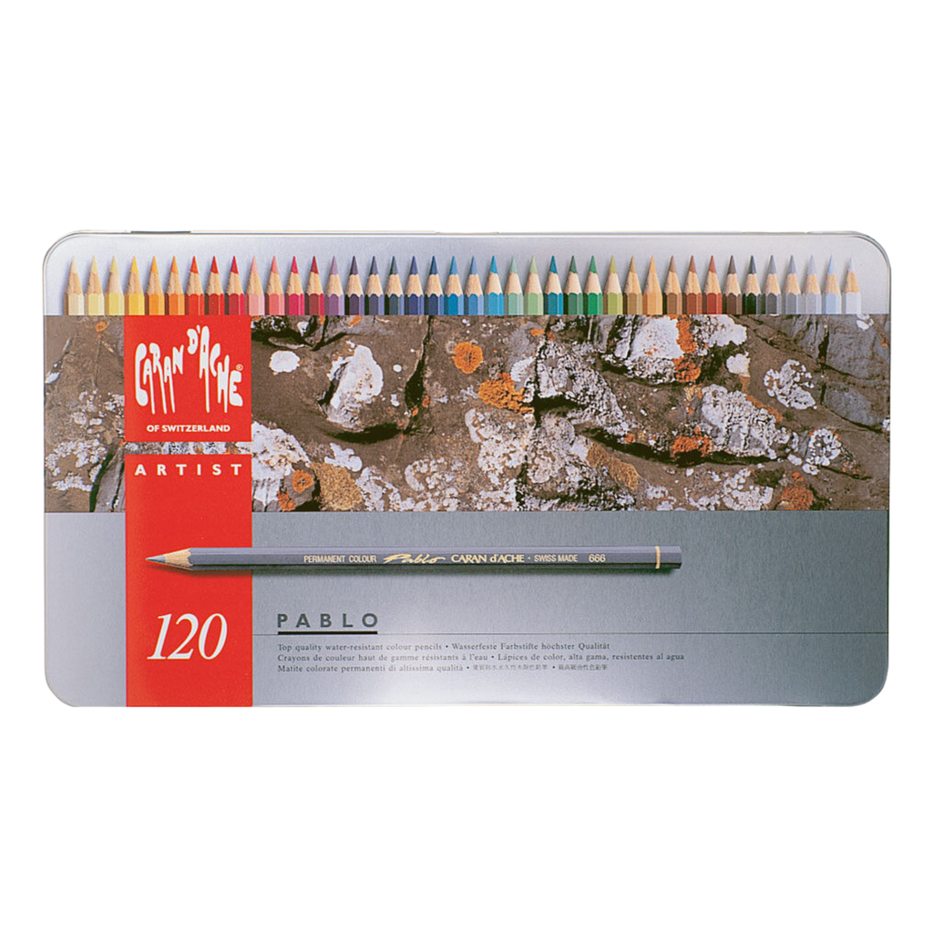 Caran D'Ache Pablo Pencil Set 120 Colour in Tin **ND**