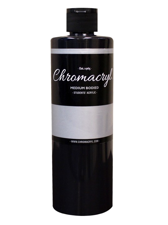 Chromacryl Student Acrylic 16 oz - Black 1200