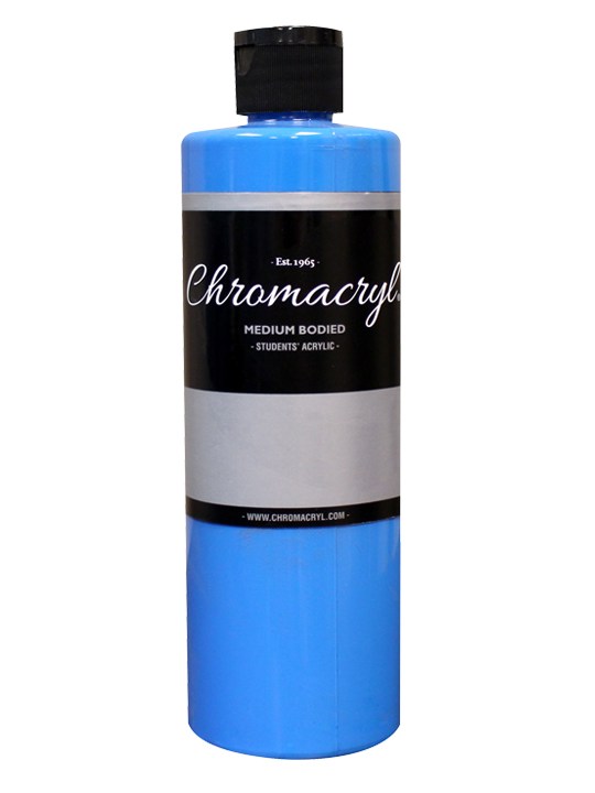 Chromacryl Student Acrylic 16 oz - Cobalt Blue 1201