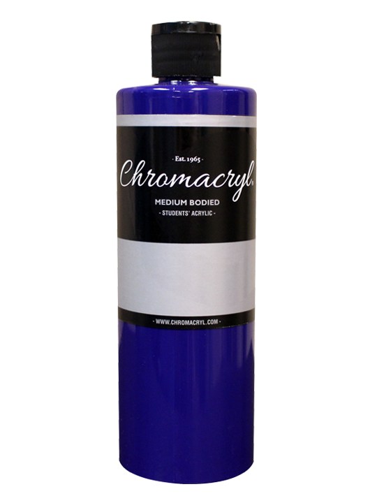 Chromacryl Student Acrylic 16 oz - Cool Blue 1202