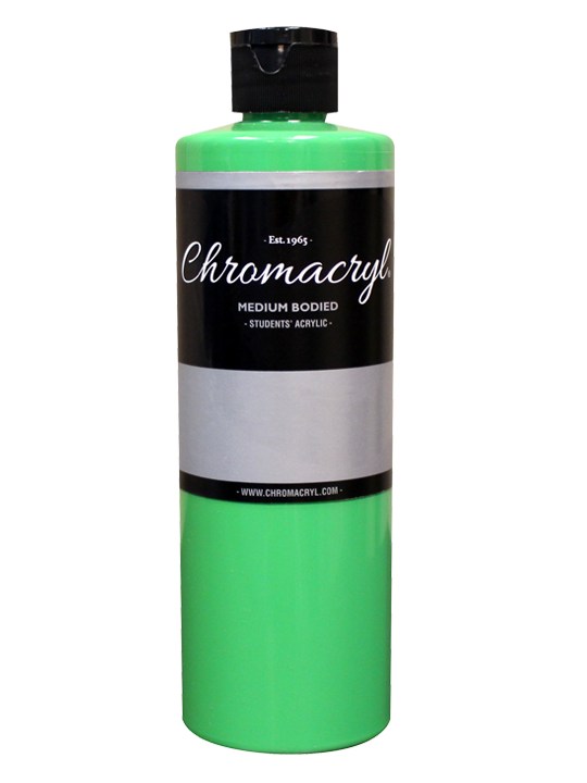 Chromacryl Student Acrylic 16 oz - Green Light 1207