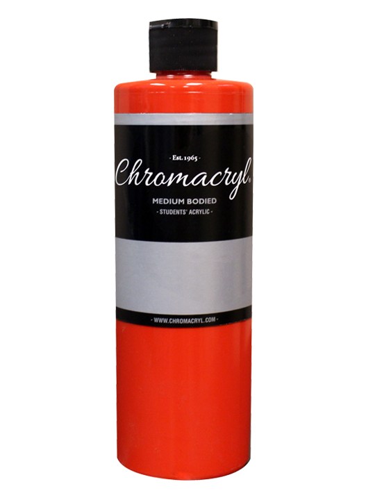 Chromacryl Student Acrylic 16 oz - Warm Red 1209