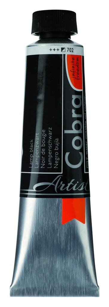 Cobra Artist Oil 40ML LAMP BLACK 1 702 **ND**