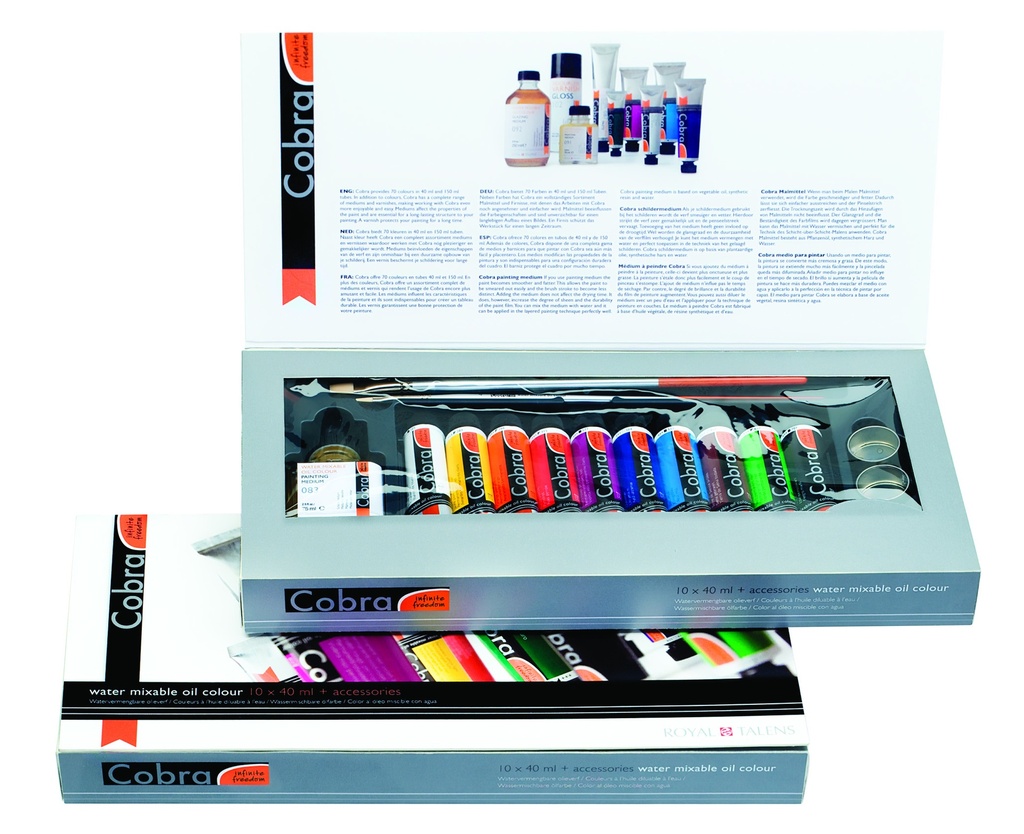 Cobra Artist Oil Set GIFT 10X40ML + ACC **ND**