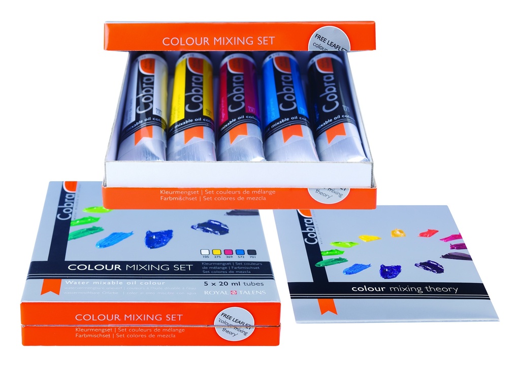 Cobra Artist Oil Set Mixing Colours 5X20ML **ND**