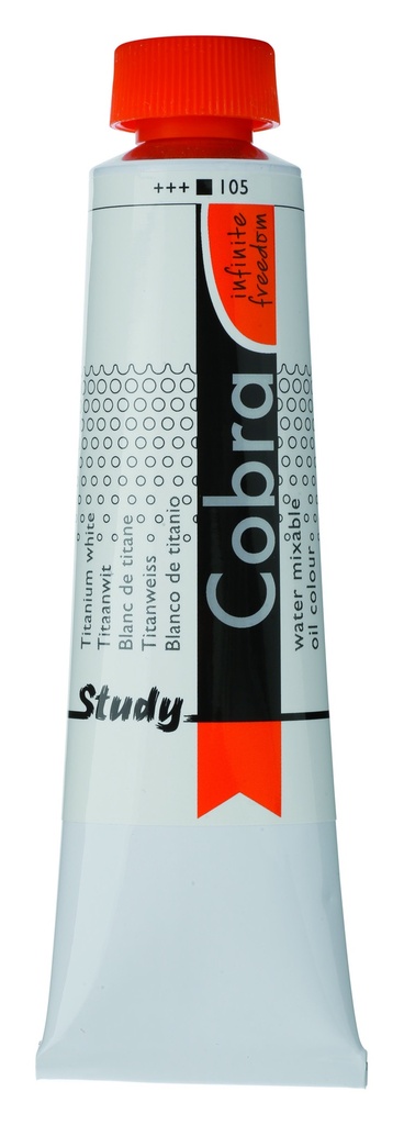 Cobra Study Oil 40ML TITANIUM WHITE 105 1 **ND**