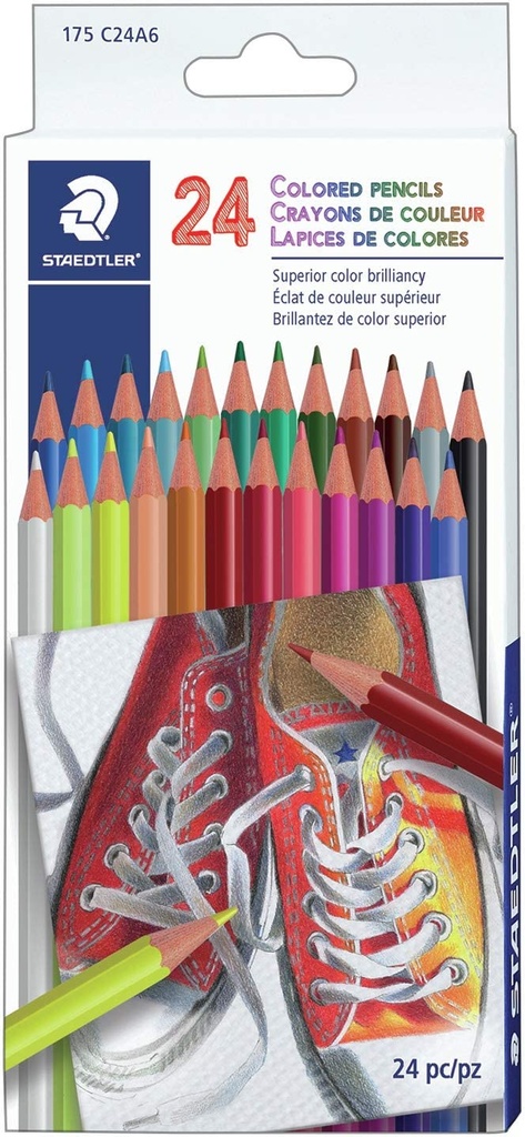 Coloured Pencils 24 Pack Staedtler