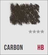 Conte Sketching and Drawing Pencil - Carbon HB