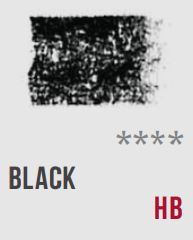 Conte Sketching Crayon Black HB 234093