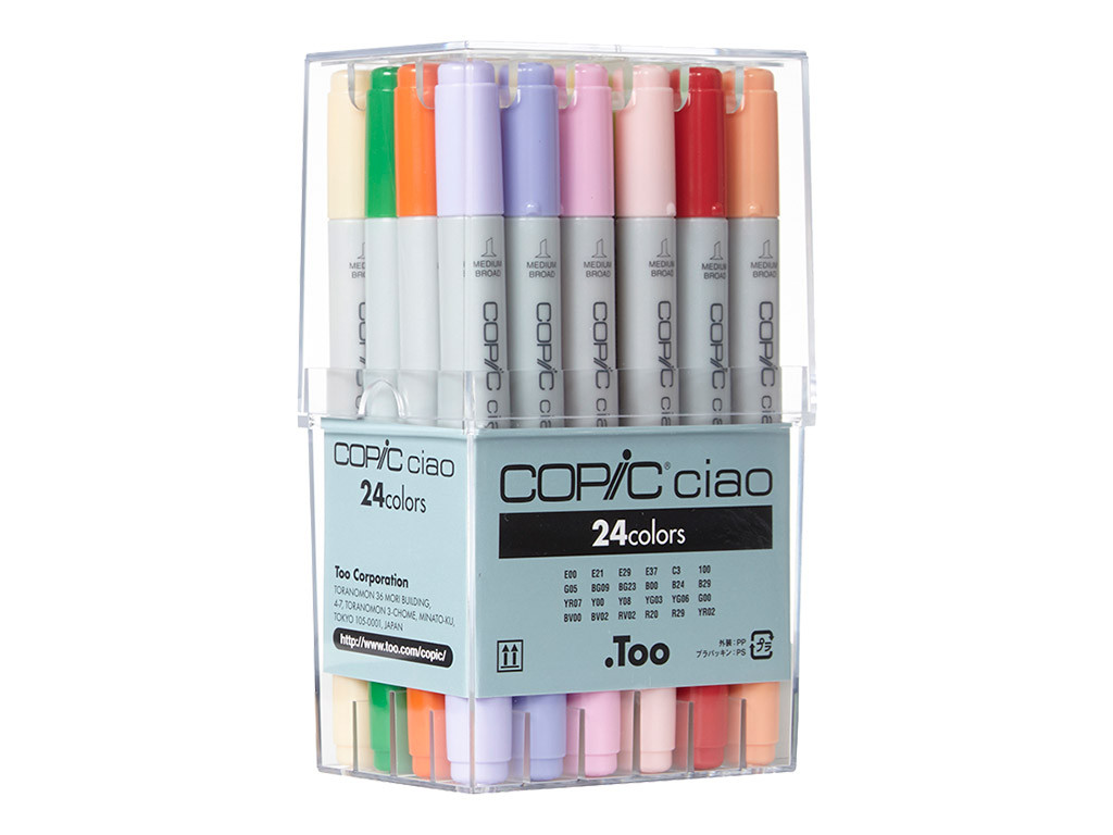 Copic Ciao Set 24pc Basic Set **ND**