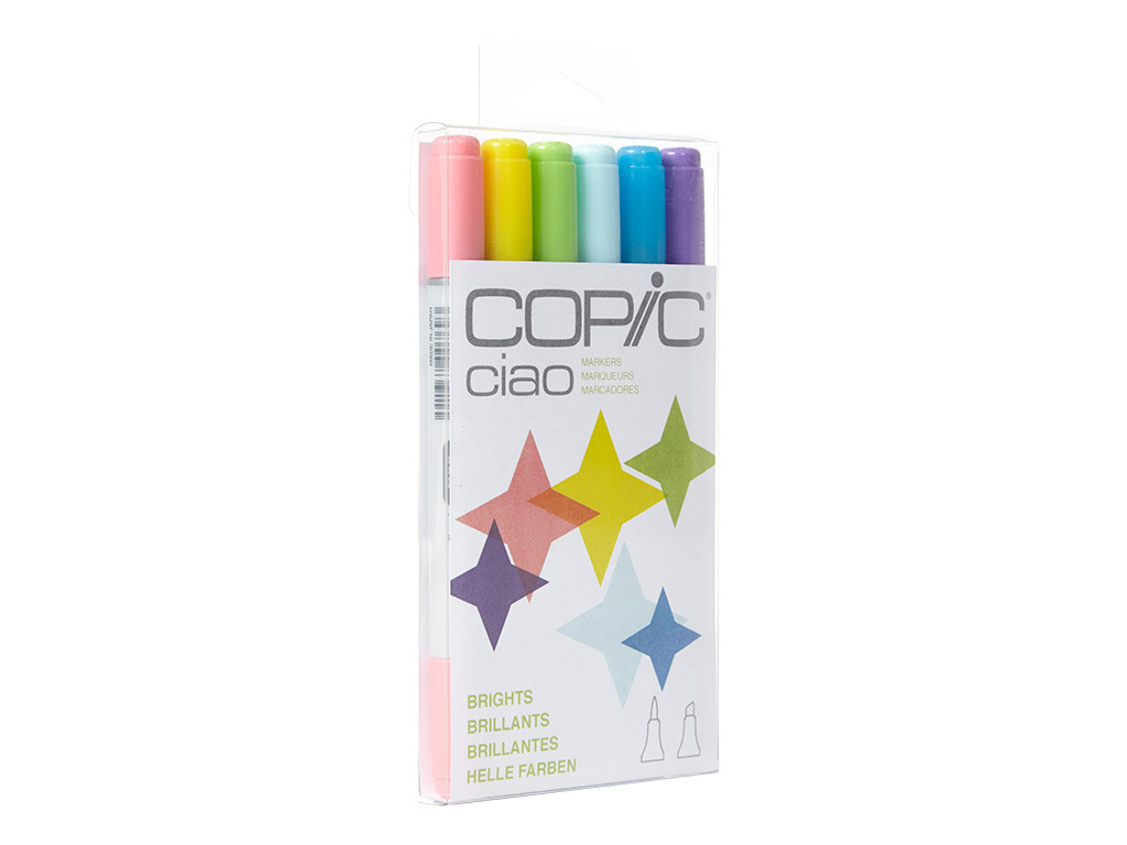 Copic Ciao Set 6pc Brights Tones **ND**