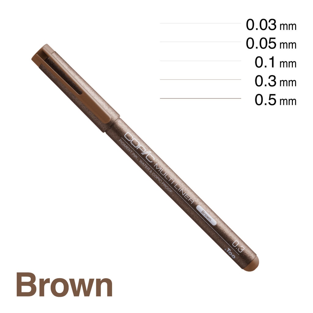Copic Multiliner Brown 0.5 **ND**