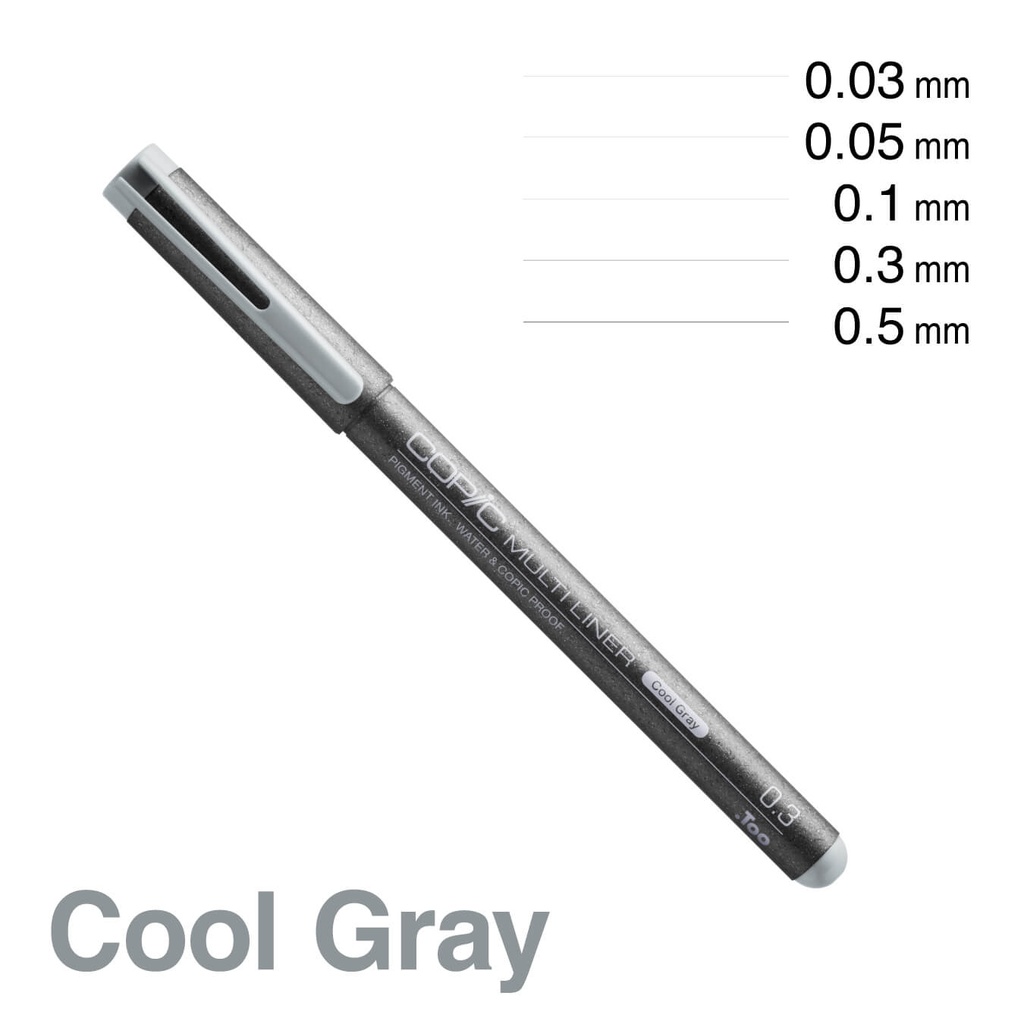 Copic Multiliner Gray 0.3 **ND**