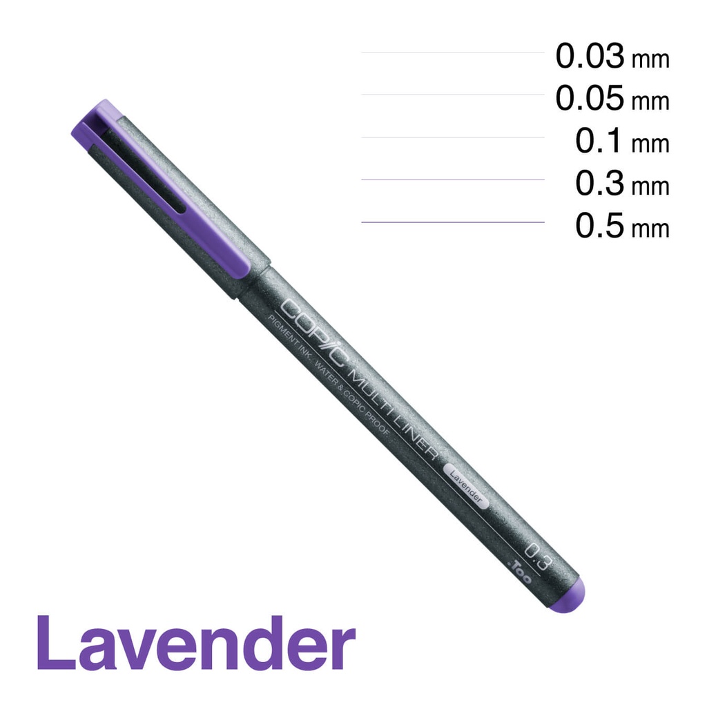 Copic Multiliner Lavender 0.1 **ND**