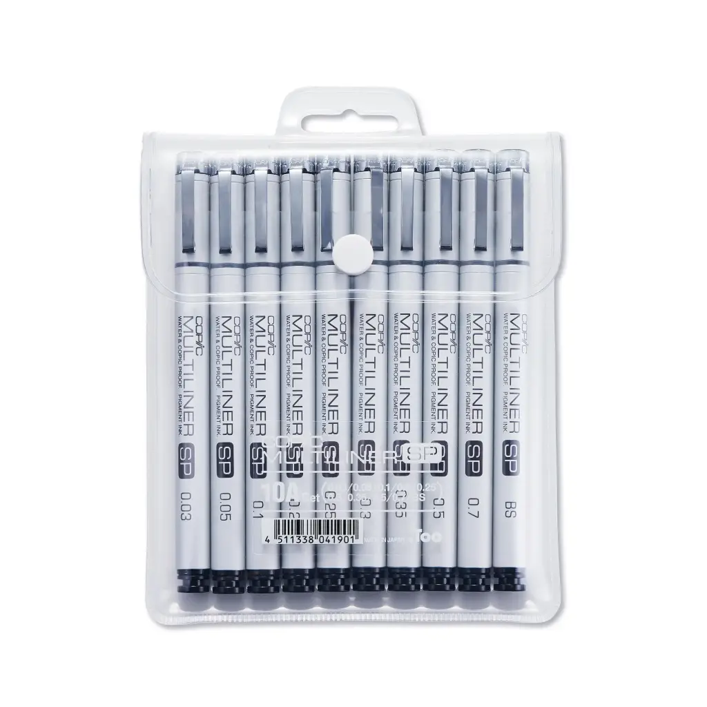 Copic Multiliner Set SP 10A Black **ND**