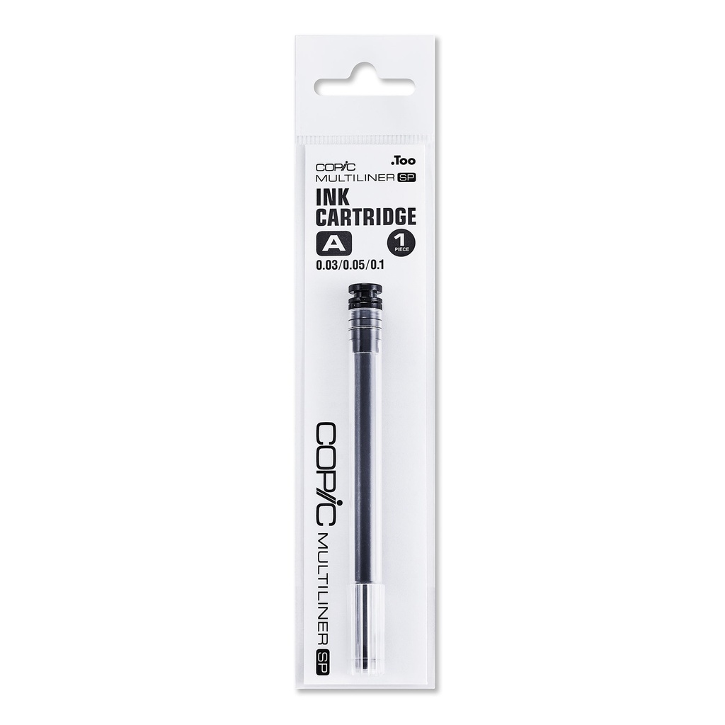 Copic Multiliner SP Refill Ink Cartridge Black A (0.03, 0.05, 0.1)**ND**